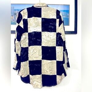 Black & White stuning  Striped Jumpsuit size L to XL